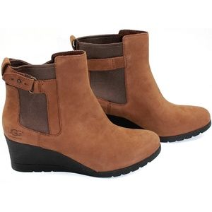 UGG Shoes - UGG Indra Womens Waterproof Wedge Heel Boots Sz8.5 UGG Shoes - UGG Indra Womens Waterproof Wedge Heel Boots Sz8.5